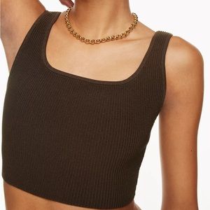 Aritizia Sculpt Knit Cropped Tank